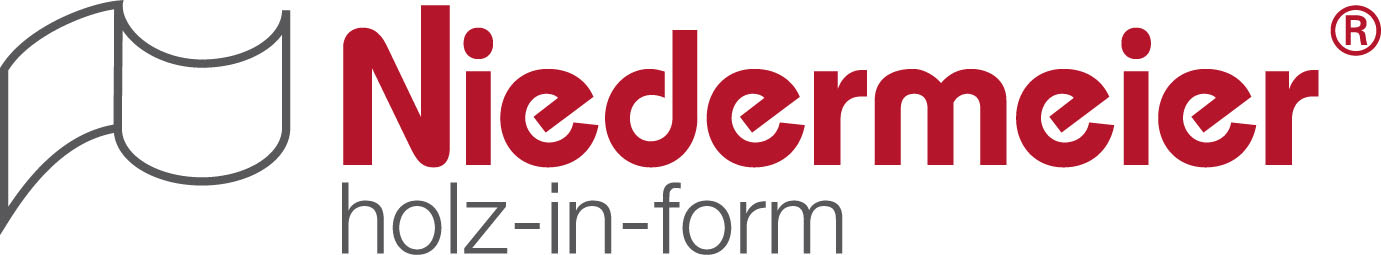 Logo Holz in Form Niedermeier